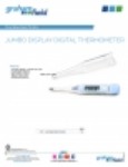 Product Sheet - Jumbo Display Digital Thermometer
